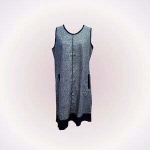 Gray and black shift dress | Sz M